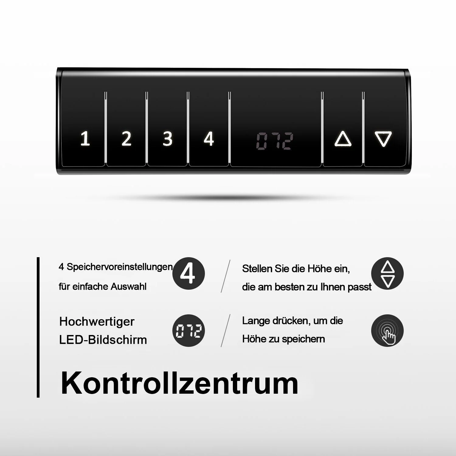 Elektrisch Höhenverstellbarer Schreibtisch 140X70 cm - Image 9
