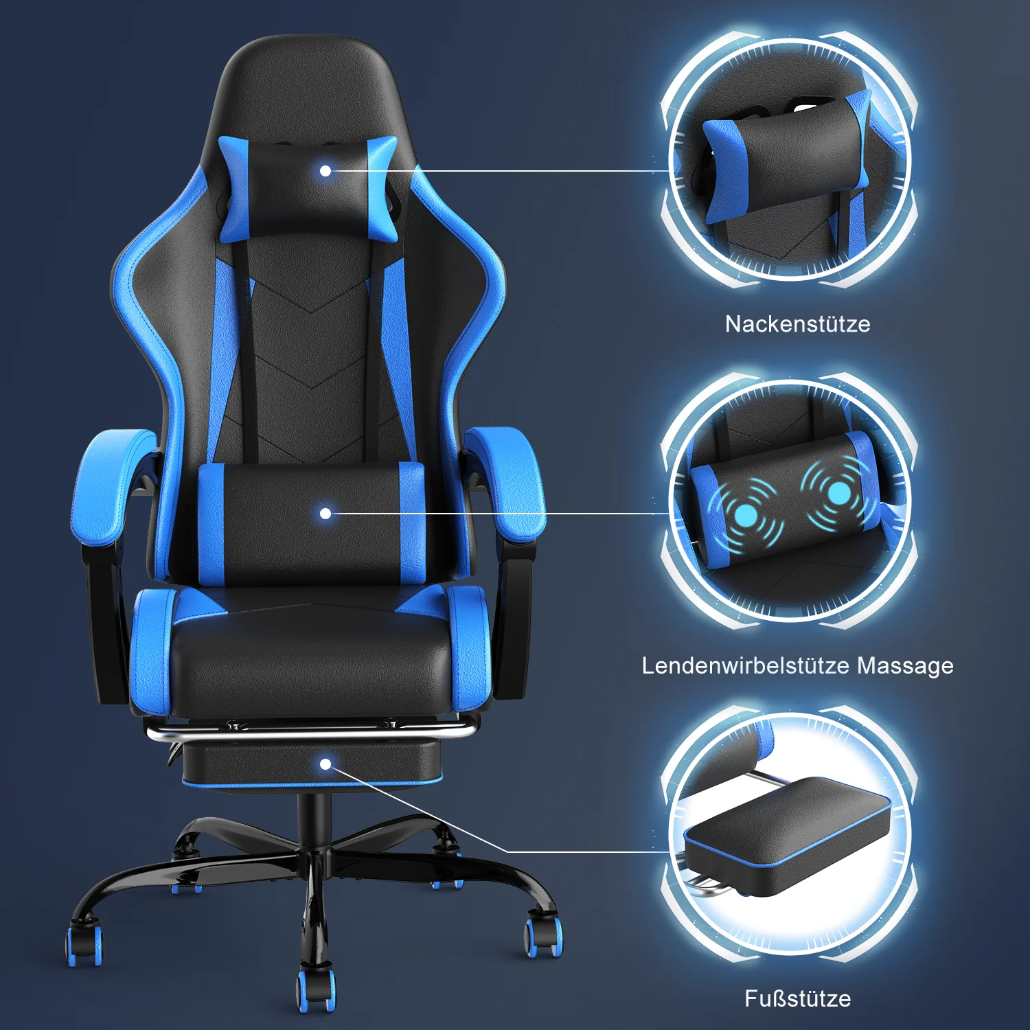 Klassischer Ergonomischer Gaming Stuhl - Image 3