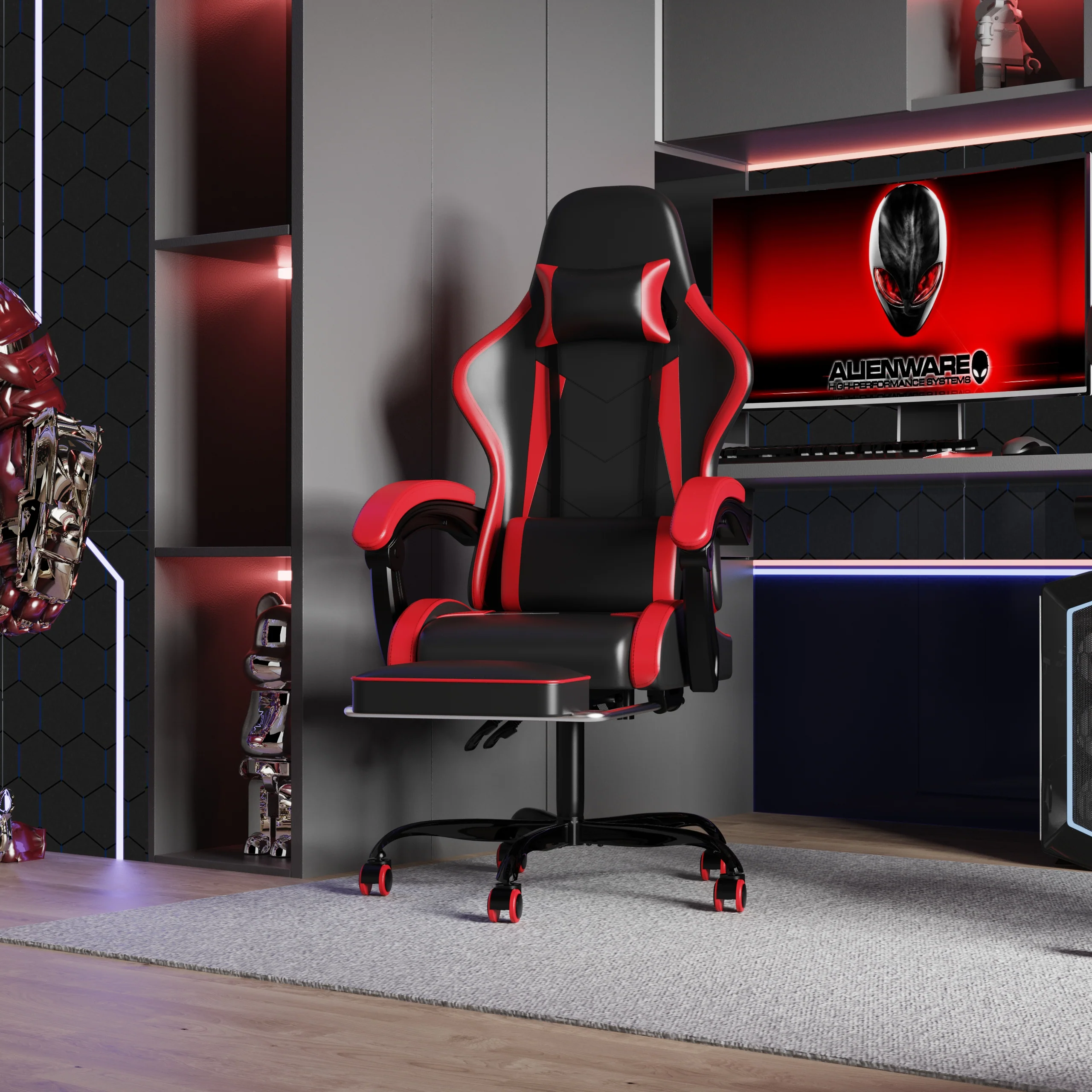 Klassischer Ergonomischer Gaming Stuhl - Image 8