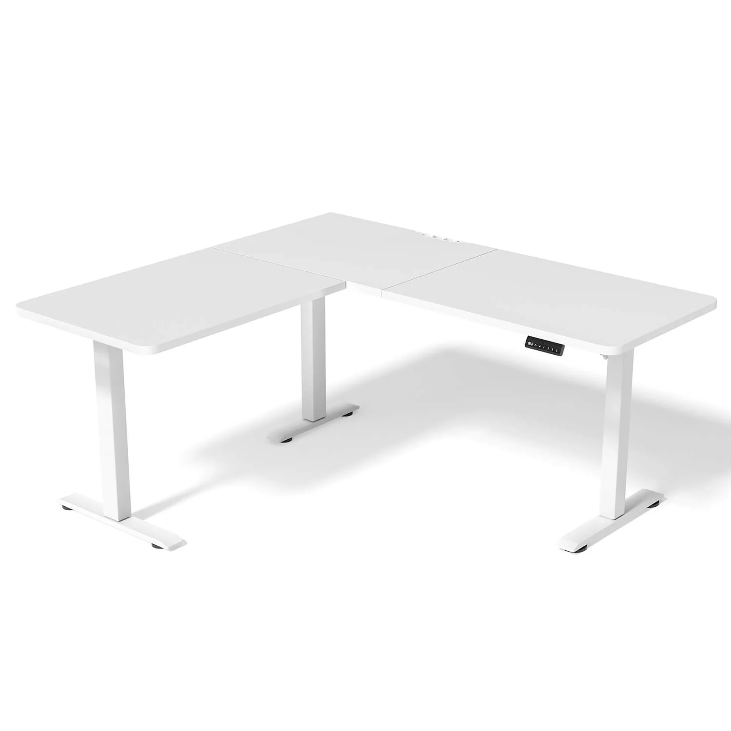 L-Form Eckschreibtisch höhenverstellbar Elektrisch Ergonomischer Stehtisch - Image 10