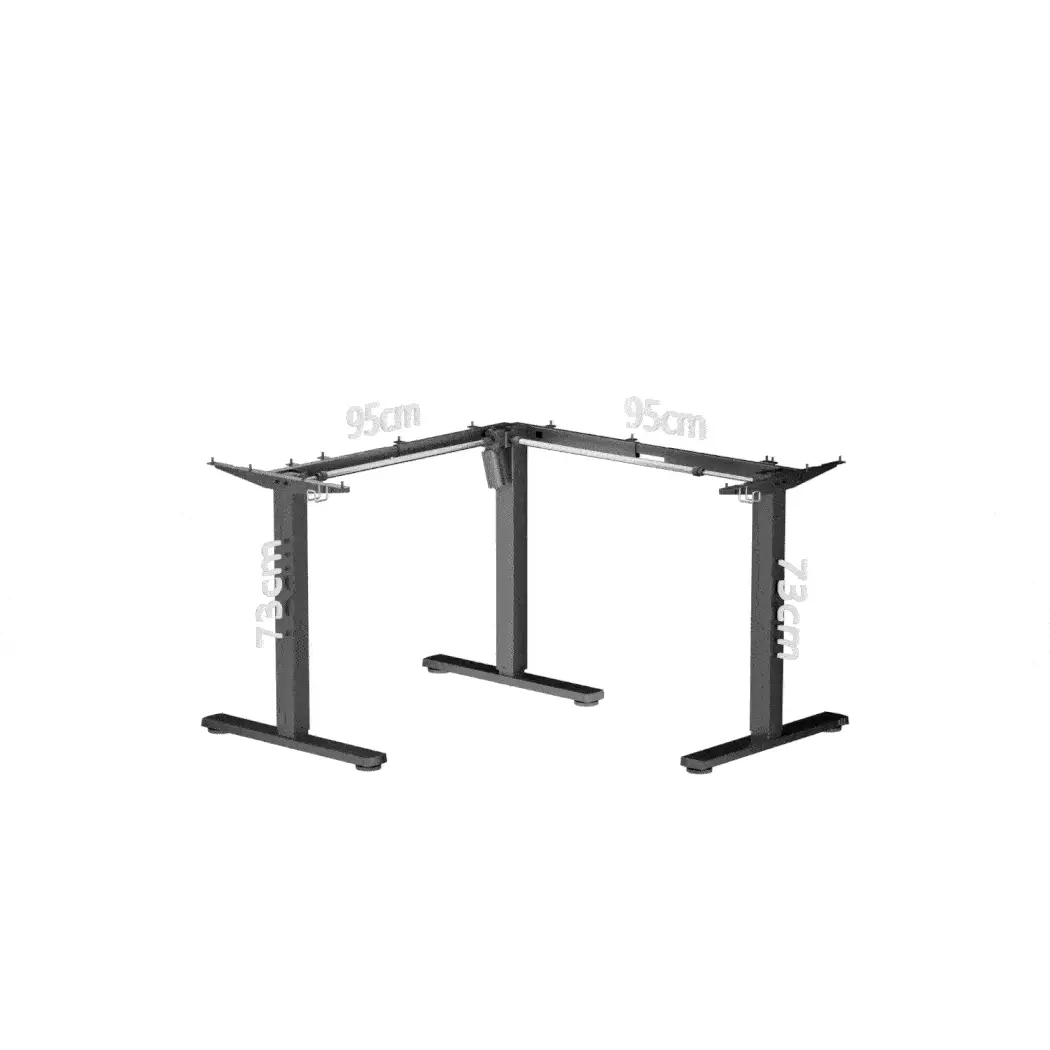L-Form Eckschreibtisch höhenverstellbar Elektrisch Ergonomischer Stehtisch - Image 6