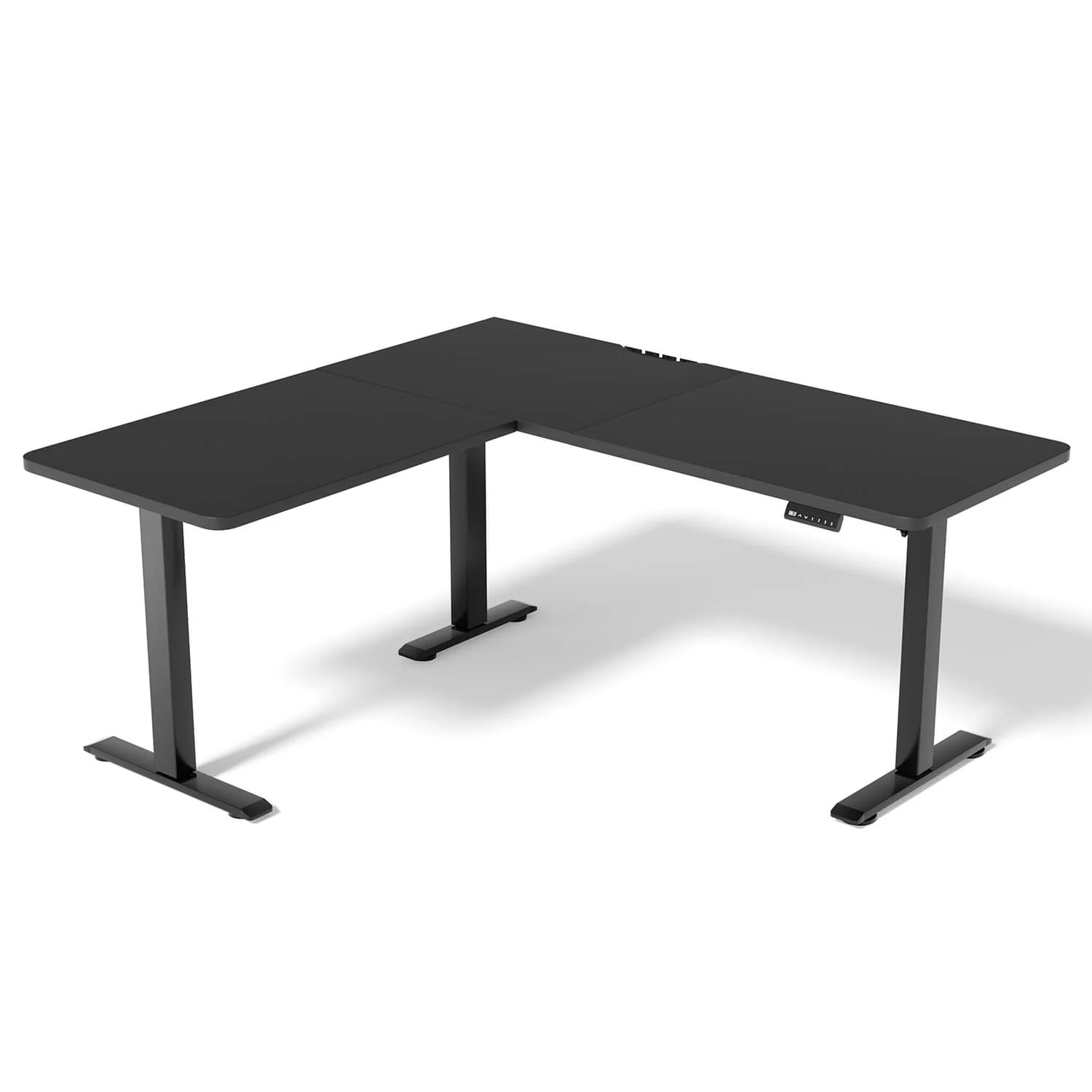 L-Form Eckschreibtisch höhenverstellbar Elektrisch Ergonomischer Stehtisch - Image 9