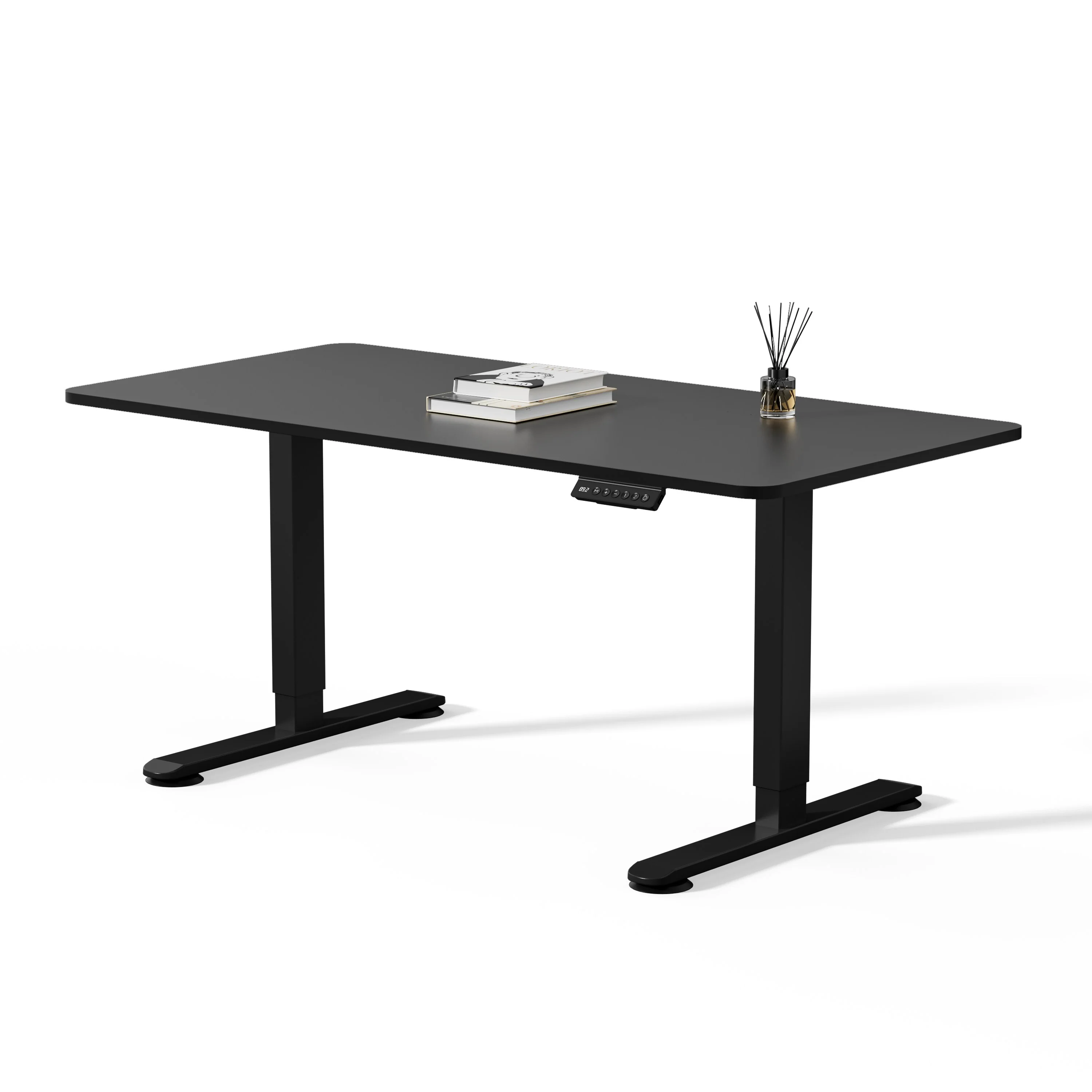 Premium Elektrisch höhenverstellbarer Schreibtisch mit In-einem-Stück gefertigt Tischplatten - Image 13