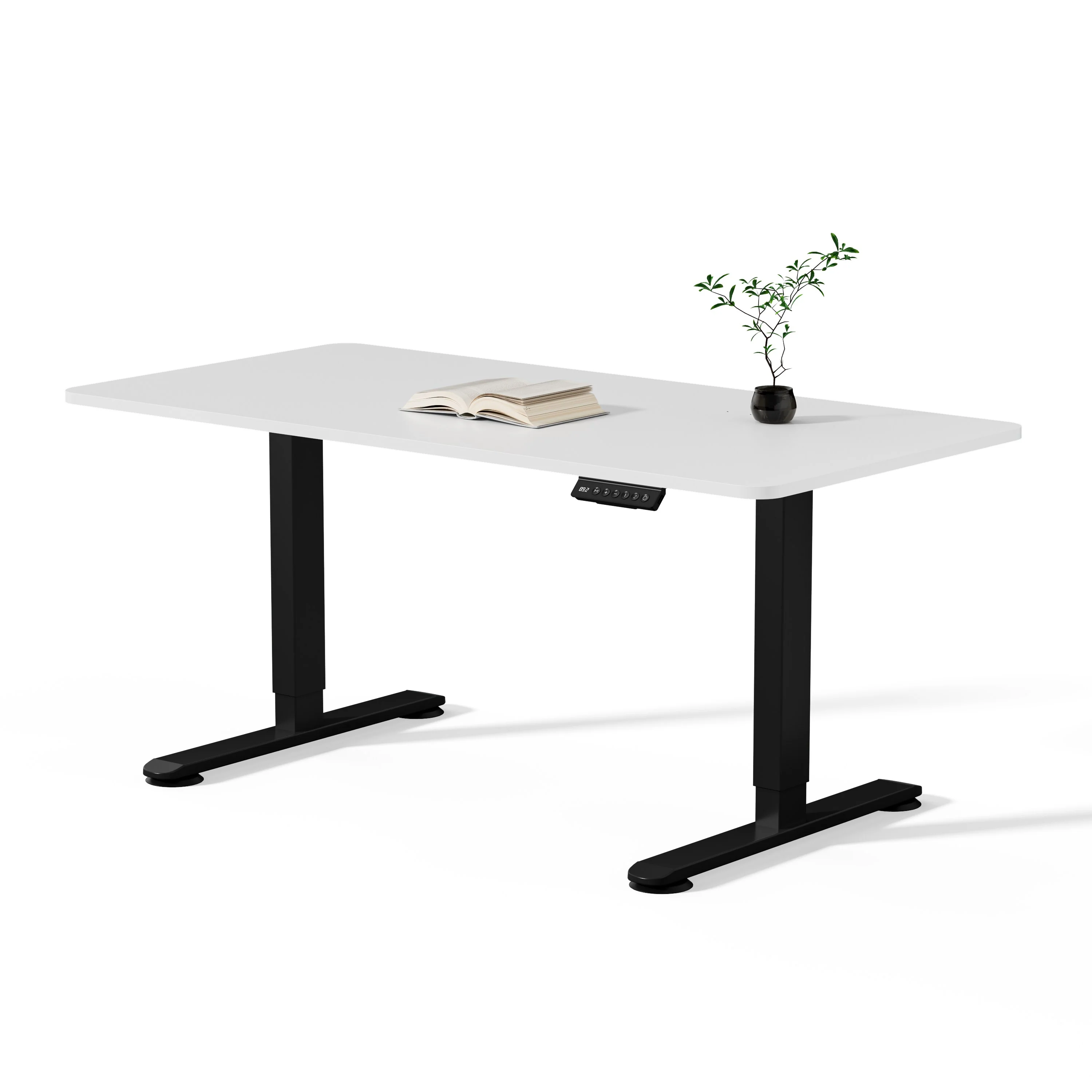 Premium Elektrisch höhenverstellbarer Schreibtisch mit In-einem-Stück gefertigt Tischplatten - Image 14