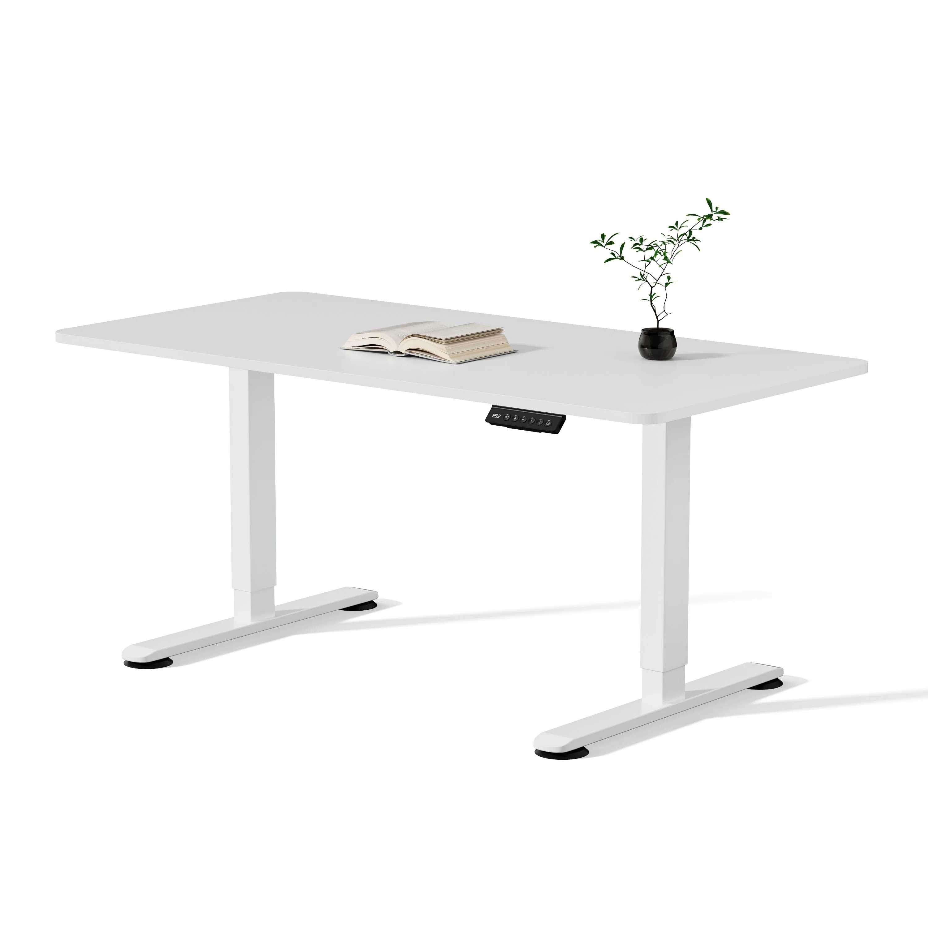 Premium Elektrisch höhenverstellbarer Schreibtisch mit In-einem-Stück gefertigt Tischplatten - Image 20