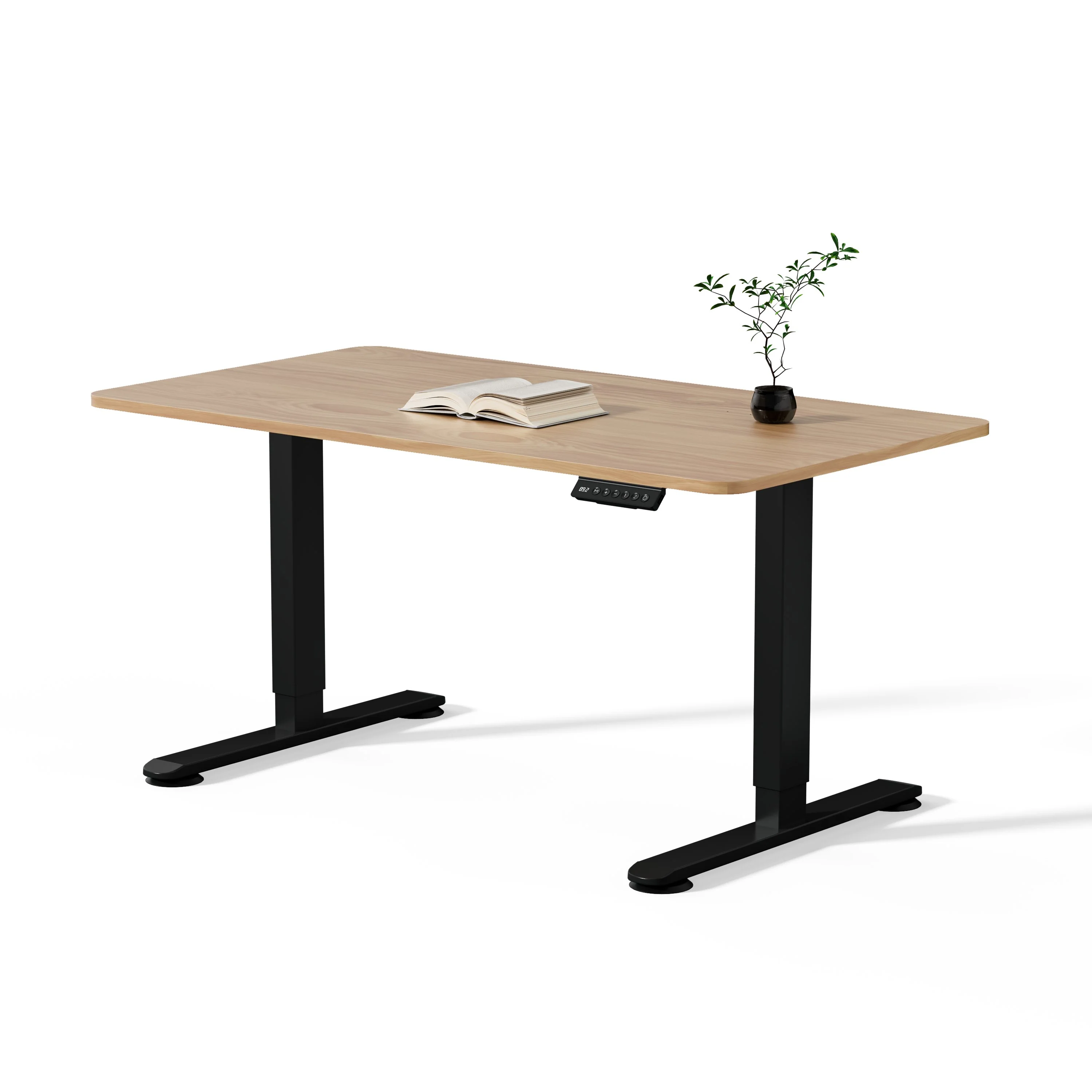 Premium Elektrisch höhenverstellbarer Schreibtisch mit In-einem-Stück gefertigt Tischplatten - Image 21