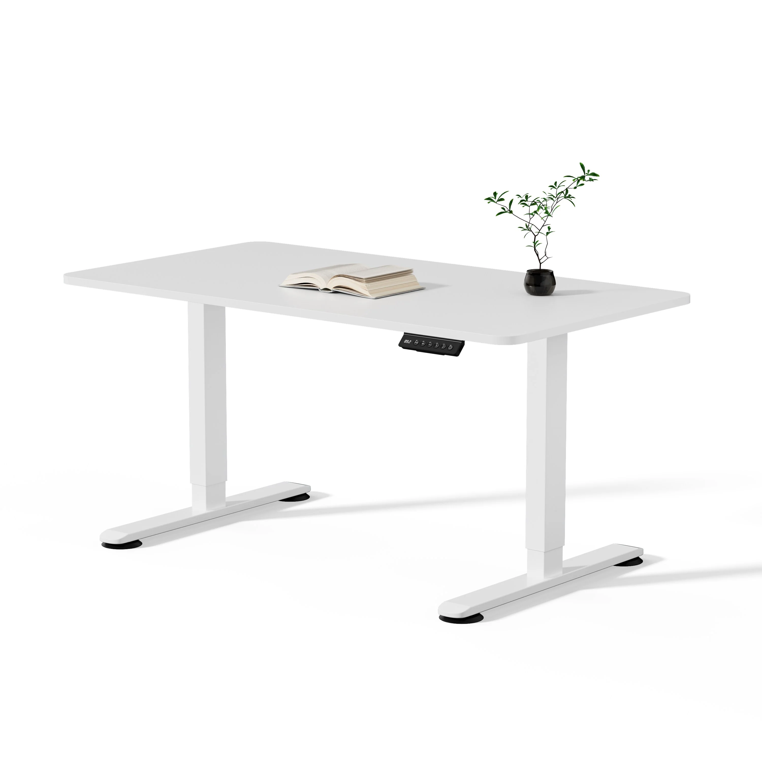 Premium Elektrisch höhenverstellbarer Schreibtisch mit In-einem-Stück gefertigt Tischplatten - Image 25