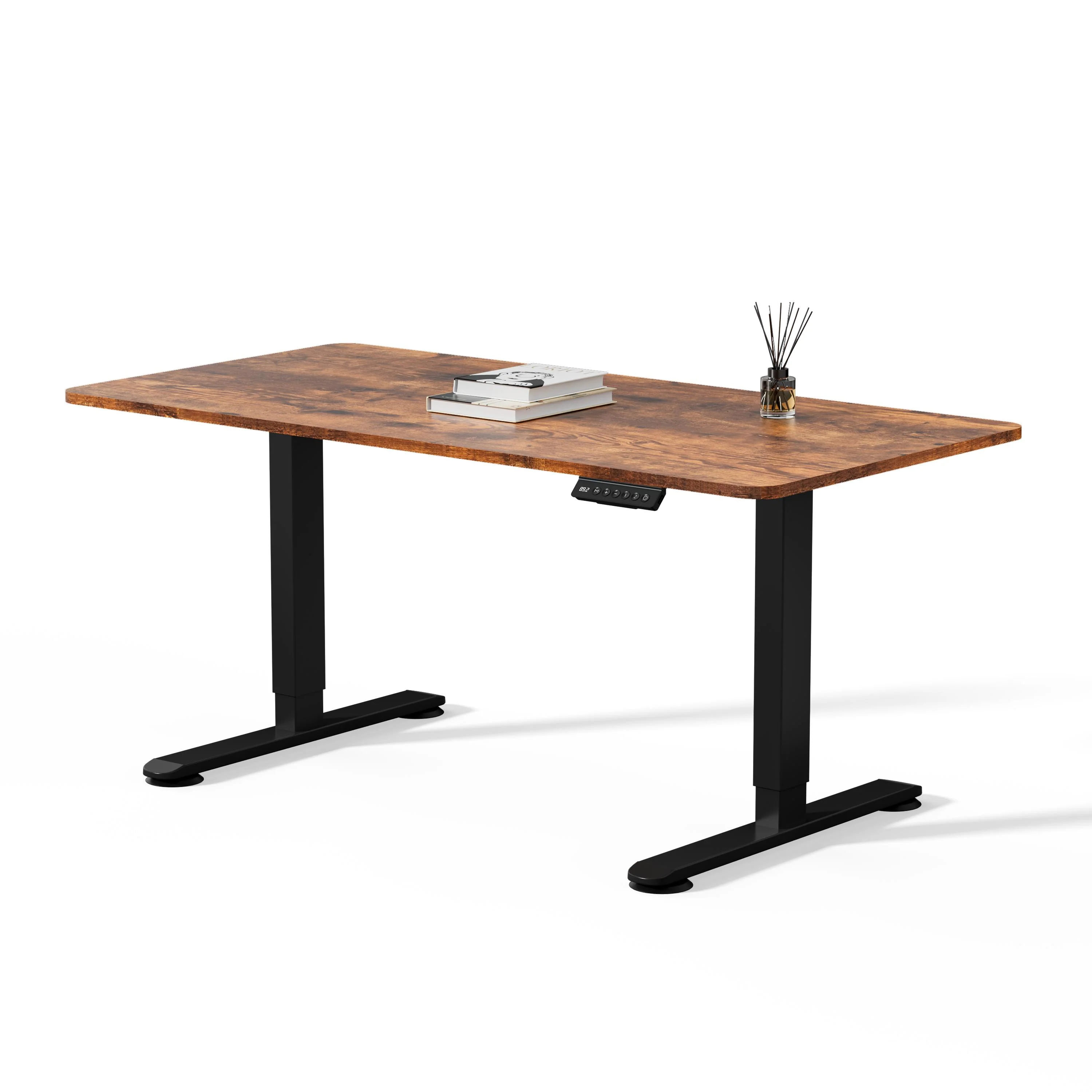 Premium Elektrisch höhenverstellbarer Schreibtisch mit In-einem-Stück gefertigt Tischplatten - Image 35