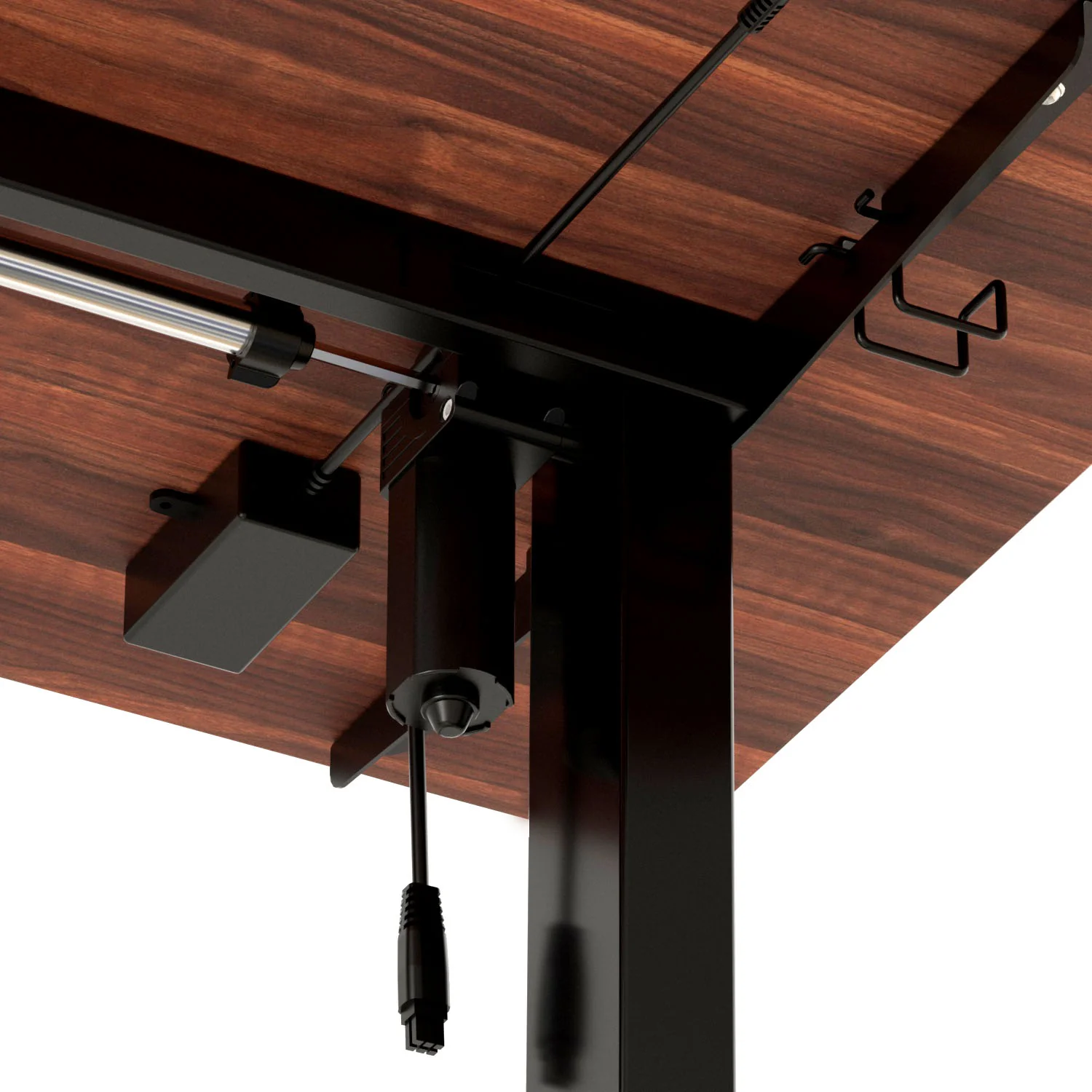 Premium Elektrisch höhenverstellbarer Schreibtisch mit In-einem-Stück gefertigt Tischplatten - Image 9